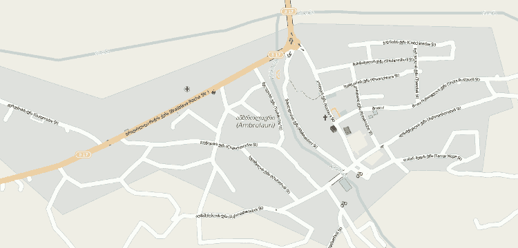 Ambrolauri miesto žemėlapis
