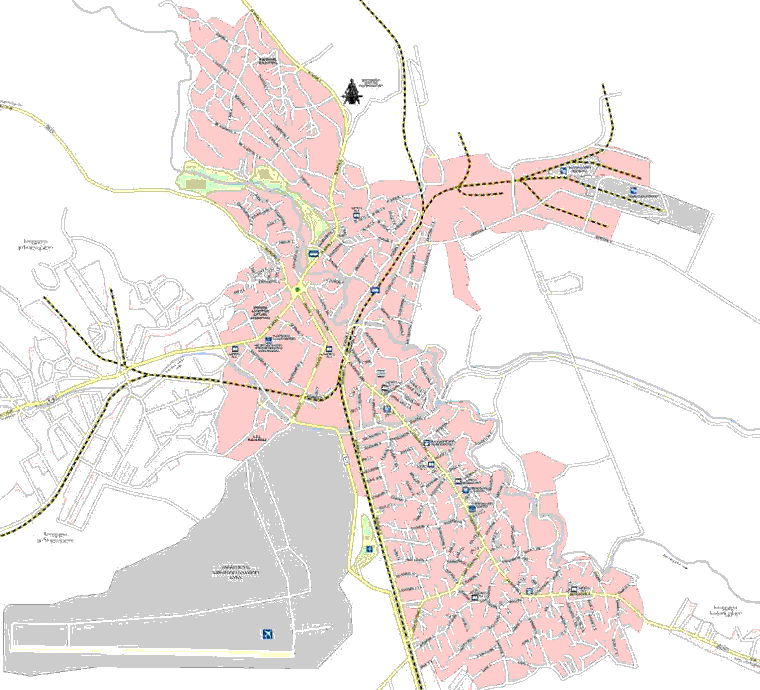 Marneuli miesto žemėlapis