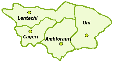 Rača-Lečchumi municipalitetai