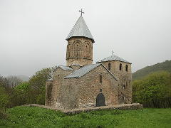 Goubani cerkvė ir bokštas