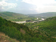 Mtkvari nuo kelio į Karsani
