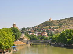 Tbilisis. Baratašvili (Metechi) tiltas